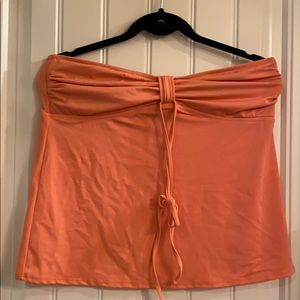 Coral jcrew two piece tankini